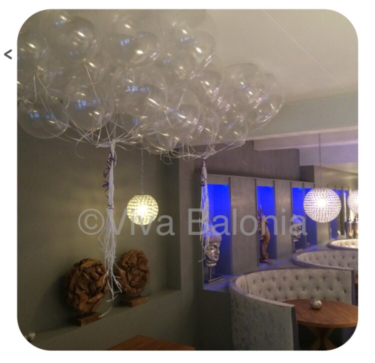 Korst Belegering Precies Helium – Plafonddecoratie (50 stuks incl. lintje) | Viva Balonia
